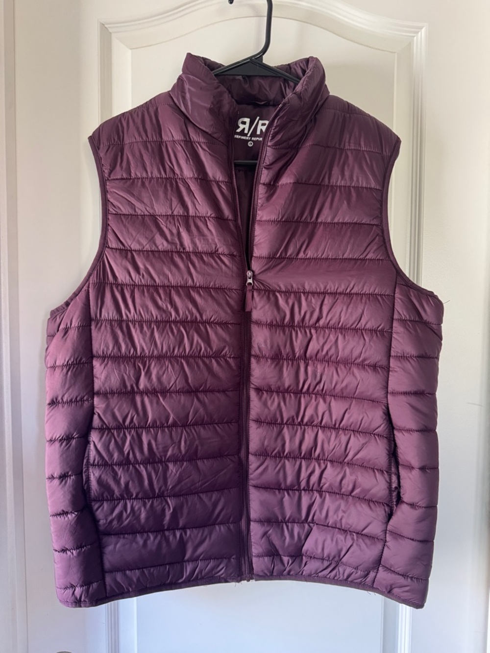 R/READER Quilted Puffer Vest - Plum / BB22